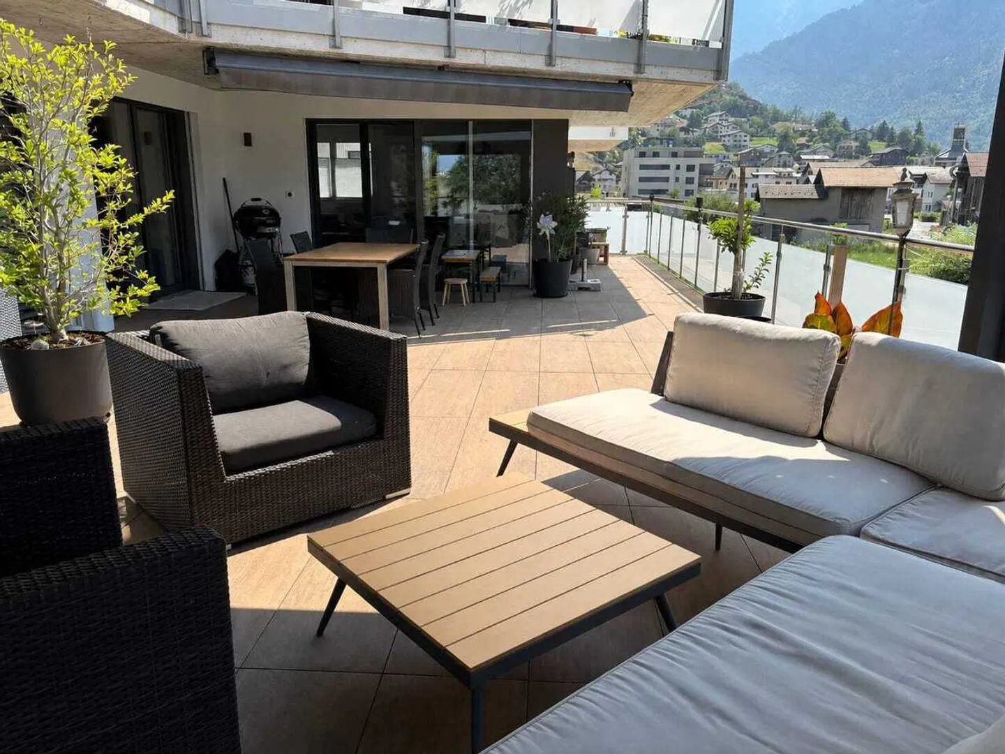 Modernes Terrassenapartment in Lalden - Foto 1 von 12