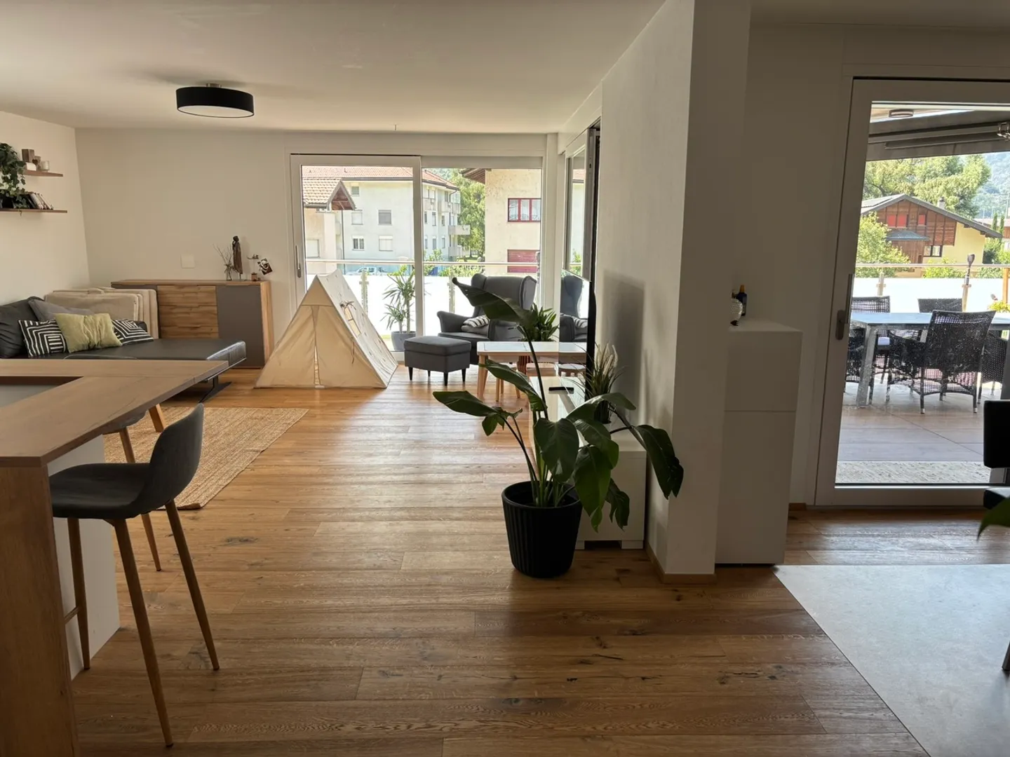 Modernes Terrassenapartment in Lalden - Foto 4 von 12