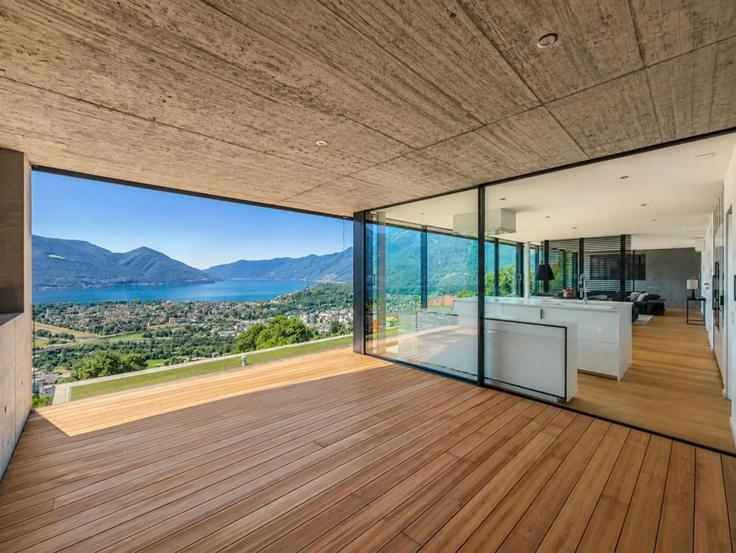 Modernes Attikawohnung mit Seeblick in Locarno - Foto 12 von 17
