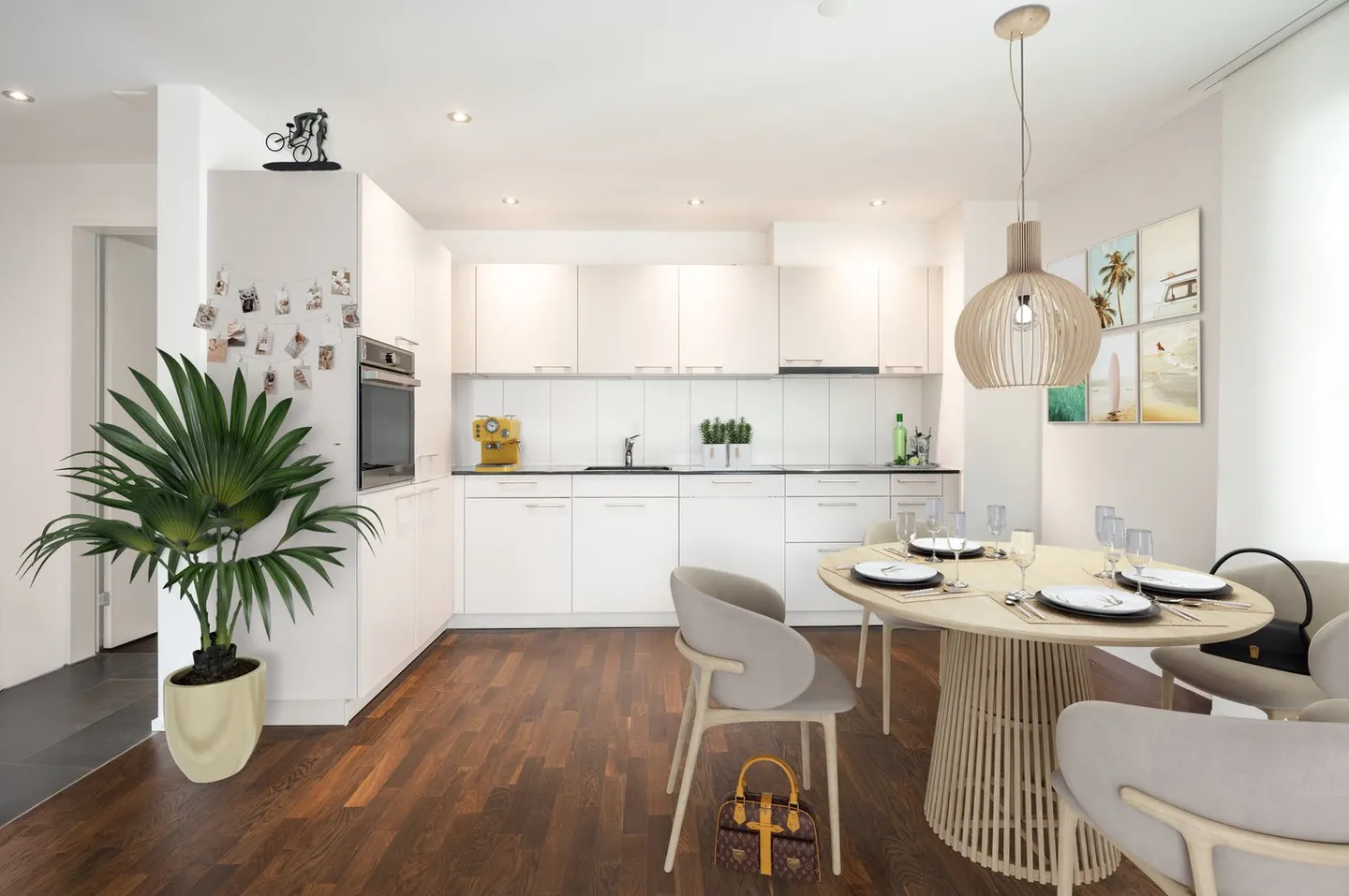 Attrayant et vivable – Appartement moderne de 3,5 pièces avec loggia sud ensoleillée - Photo 8 sur 12