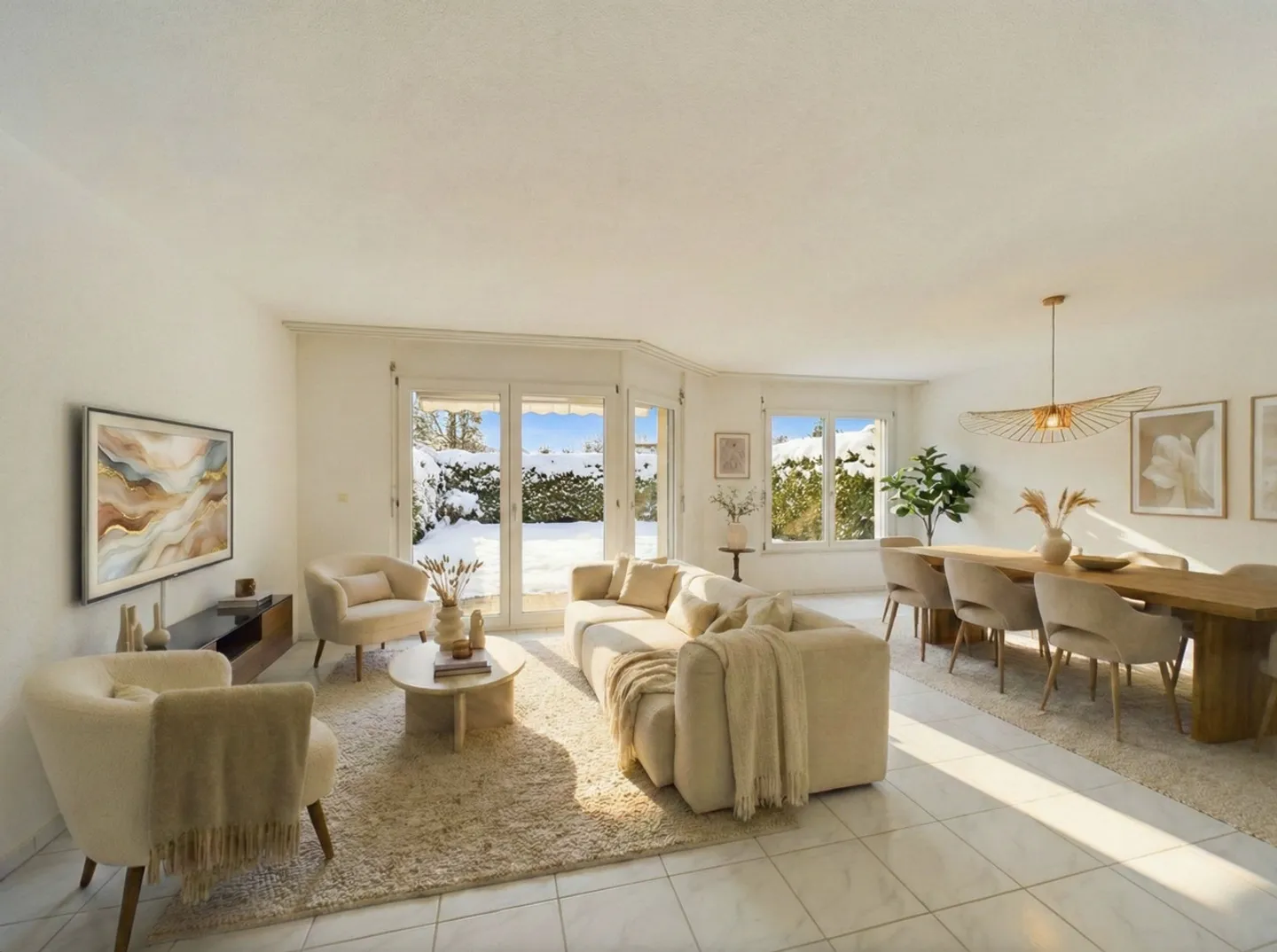 Appartamento affascinante di 3,5 stanze con terrazza giardino e giardino privato a Samstagern - Foto 1 di 11