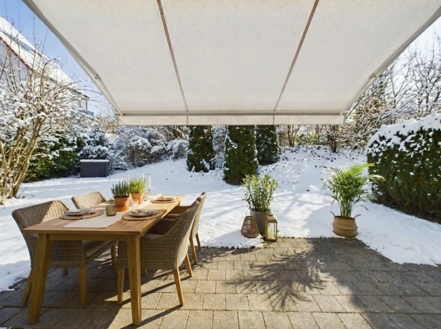 Appartamento affascinante di 3,5 stanze con terrazza giardino e giardino privato a Samstagern - Foto 4 di 11