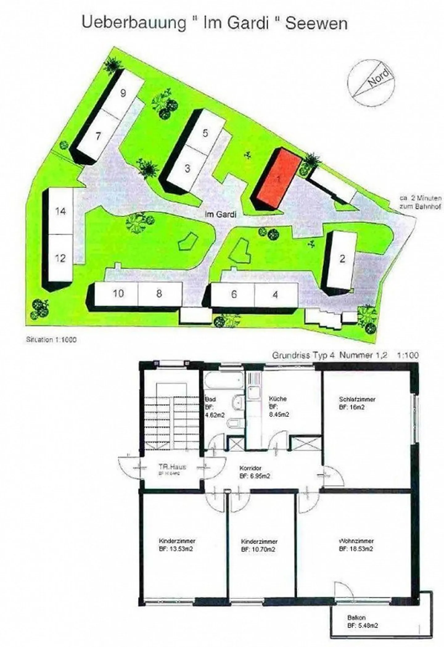 Wohnen im Grünen mit Blick auf die Bergwelt - Foto 6 von 7