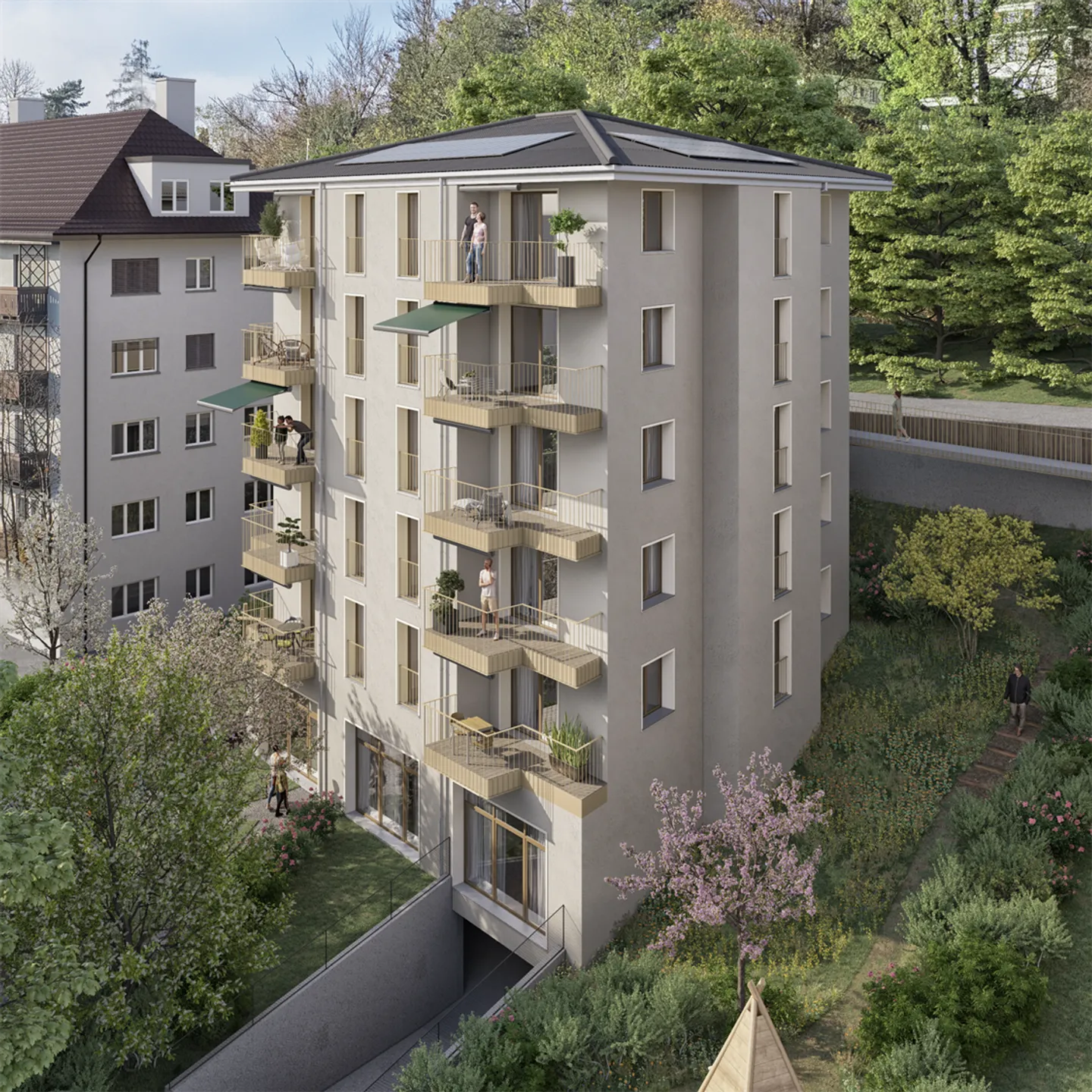 Balconi del Sottobosco: Appartamento di 4,5 locali nella città di Friburgo - Foto 4 di 9