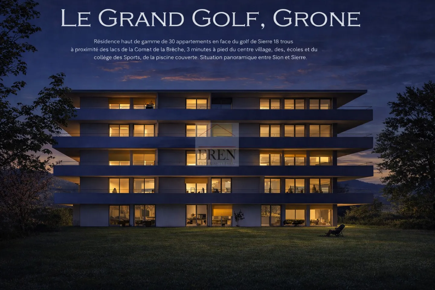 Superb and spacious 3.5-room penthouse facing southwest in Grône - Photo 9 of 9