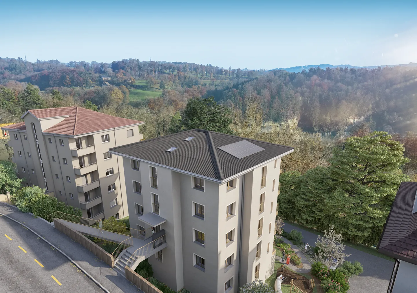 Balconi del Sottobosco: Appartamento di 4,5 locali nella città di Friburgo - Foto 1 di 9