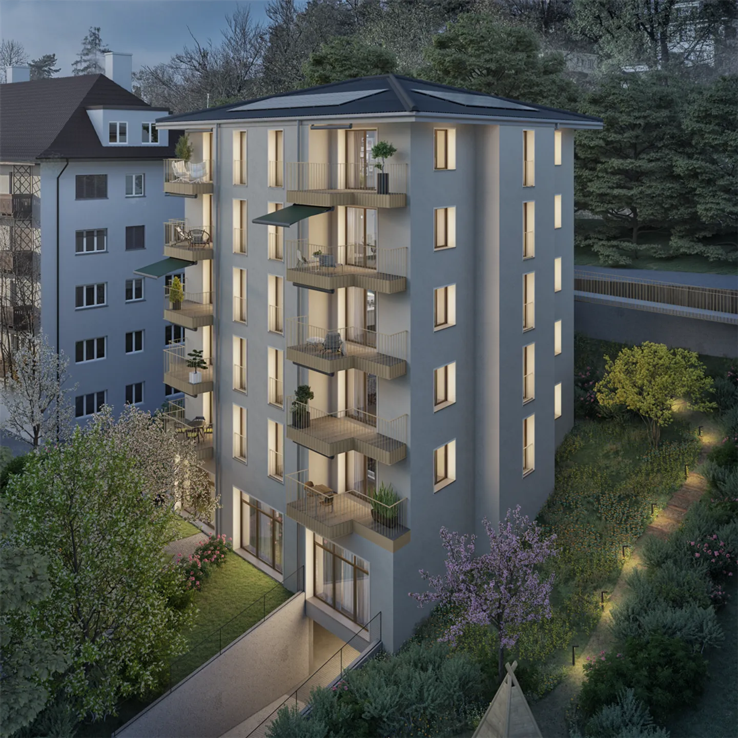 Balconi del Sottobosco: Appartamento di 4,5 locali nella città di Friburgo - Foto 7 di 9