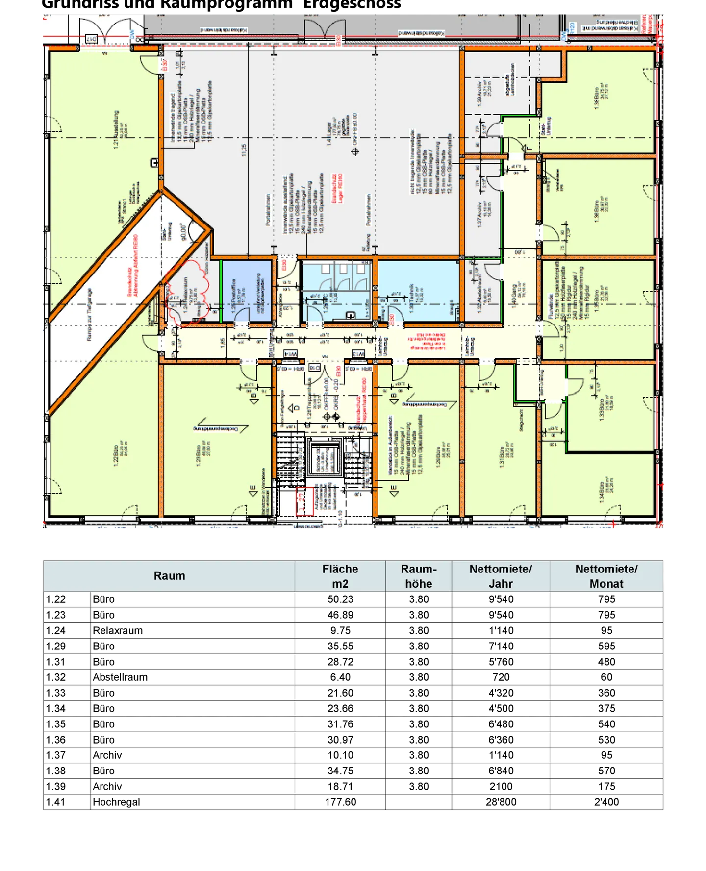 Spazi per uffici e commerciali individuali attraenti nel complesso commerciale 's10ni' a Seon - ora in affitto! - Foto 5 di 6