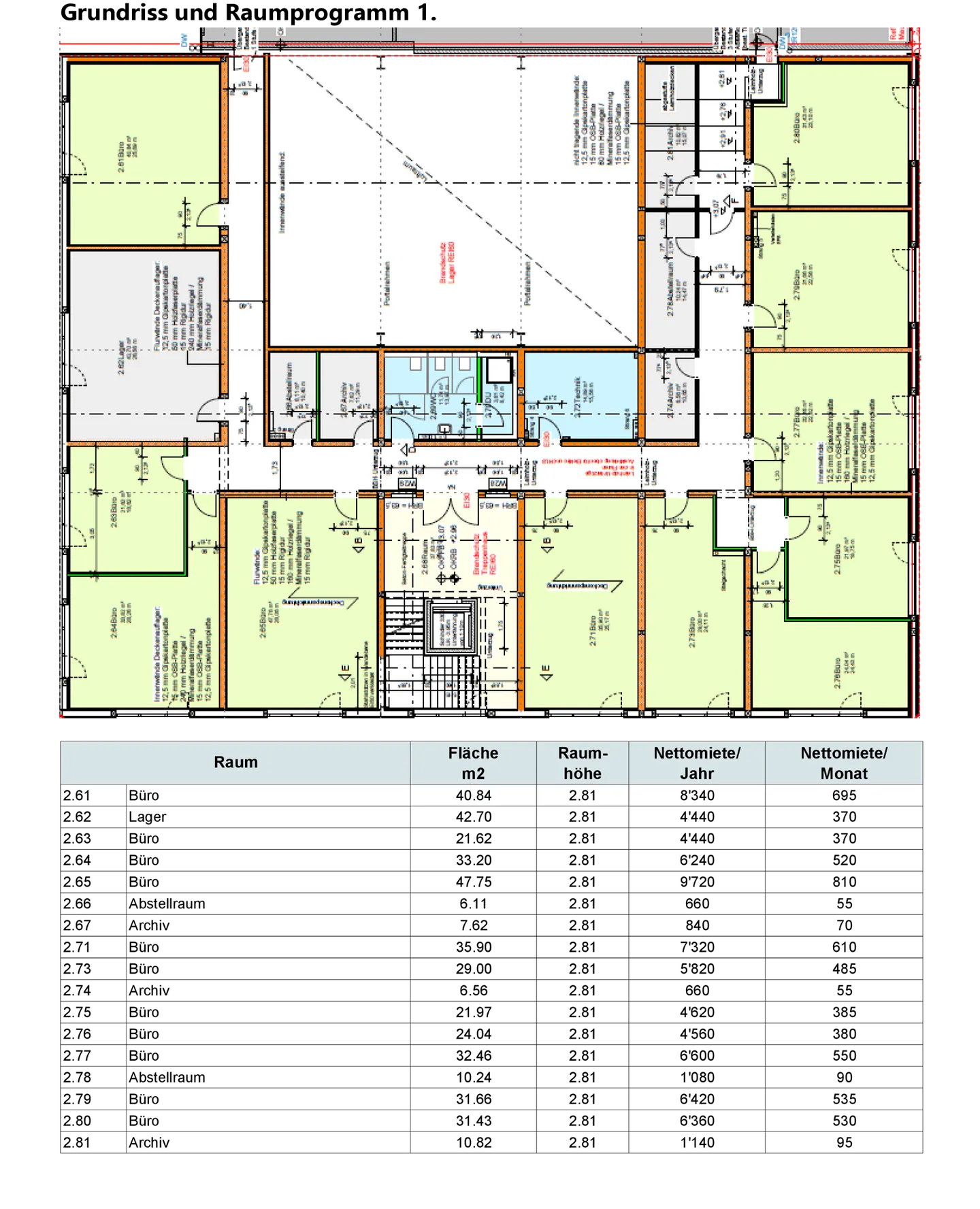Spazi per uffici e commerciali individuali attraenti nel complesso commerciale 's10ni' a Seon - ora in affitto! - Foto 6 di 6