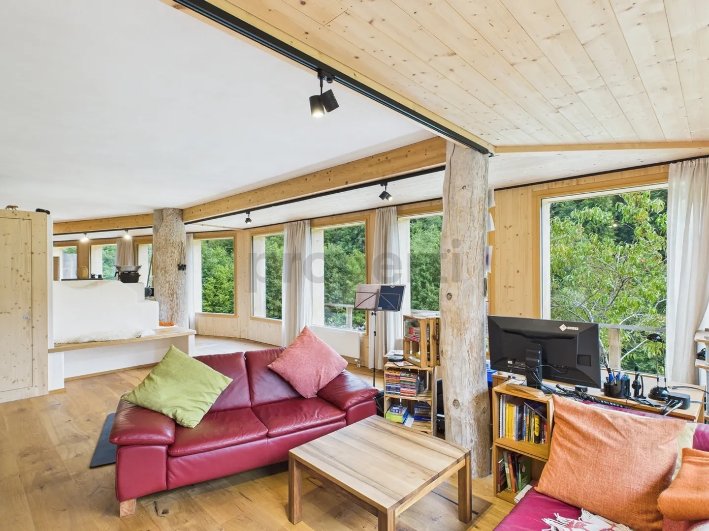 Appartement charmant et durablement conçu de 3,5 pièces dans un emplacement calme à Beinwil - Photo 4 sur 13