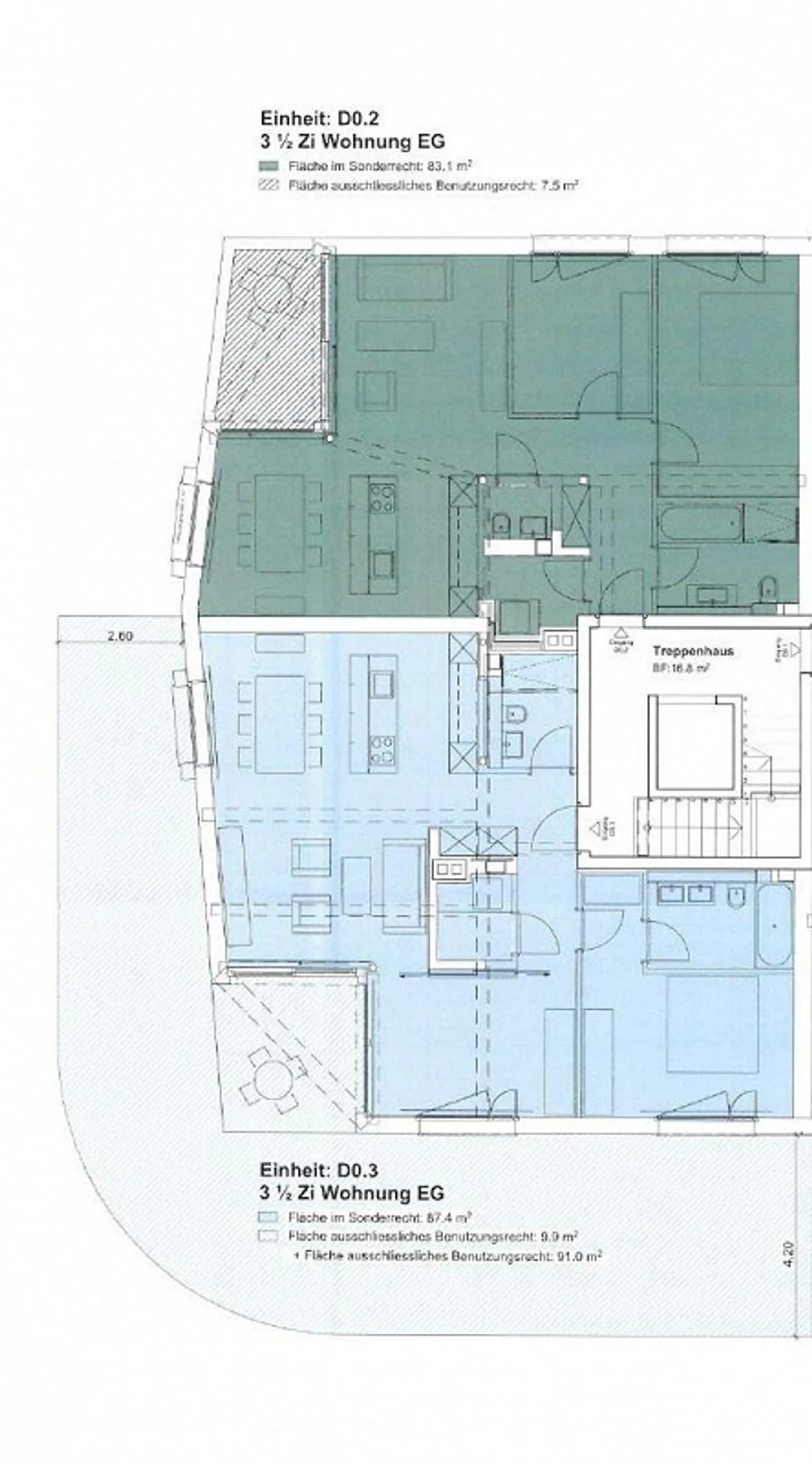 Neuwertige 3 1/2-Zimmer MINERGIE-Wohnung - Foto 8 von 8