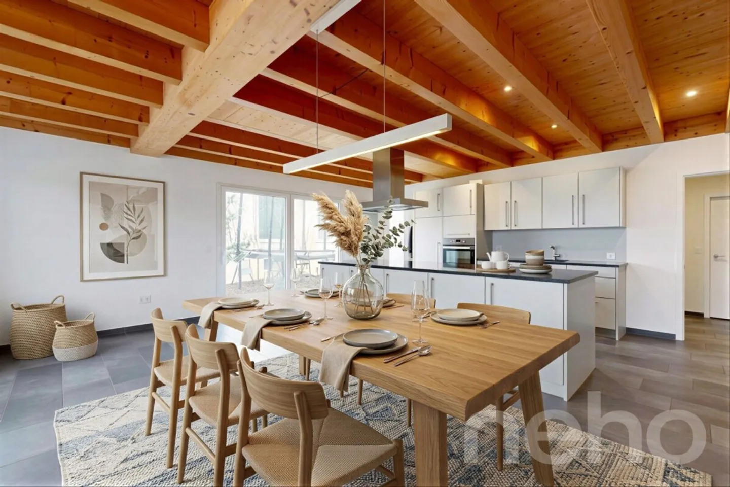 Family-friendly semi-detached house with garden and Niesen view - Photo 1 of 12