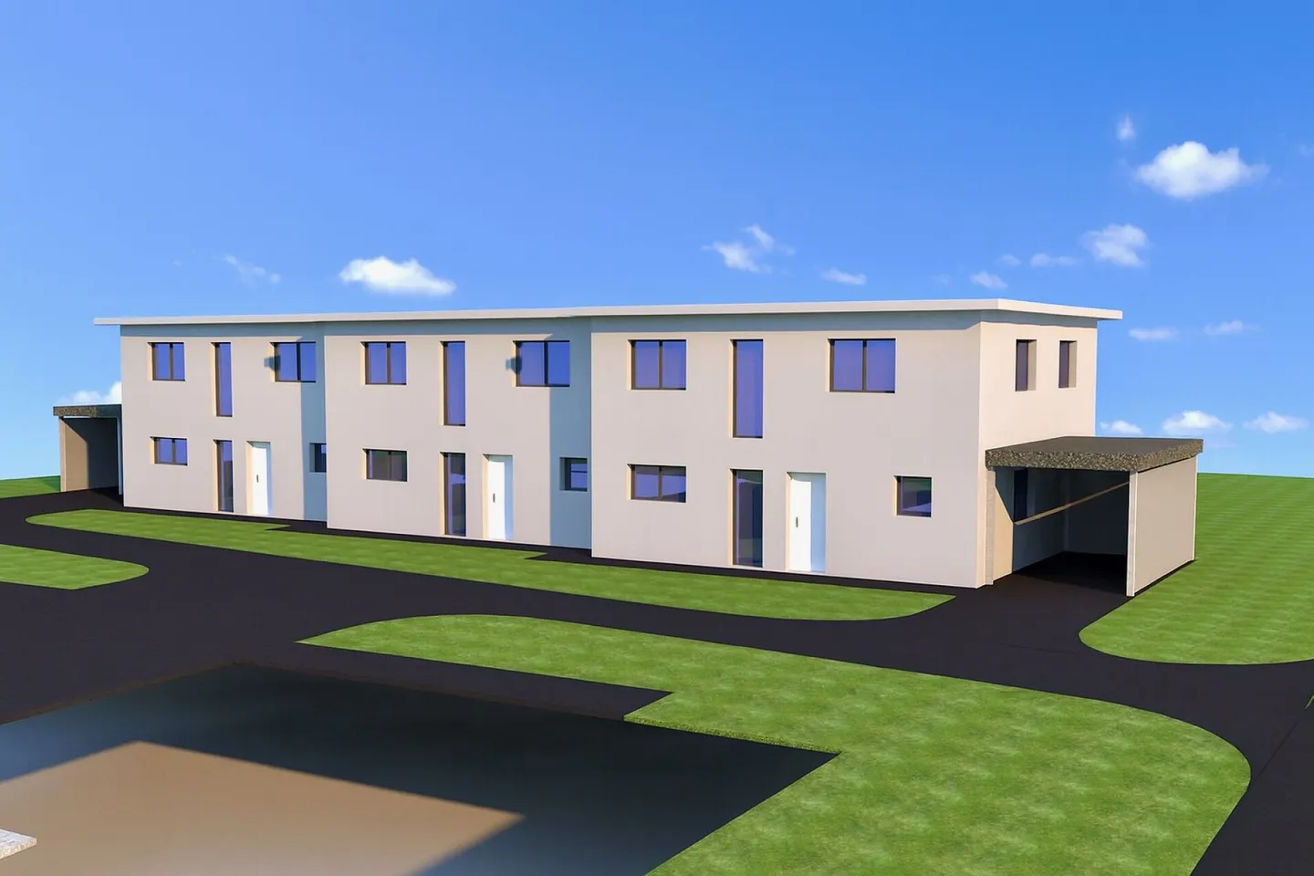 Casa angolare di 5,5 stanze di nuova costruzione in una posizione tranquilla - Foto 4 di 4