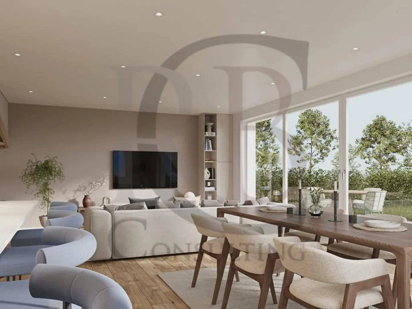 DUPLEX 5,5 STANZE DI 159 M2 - GIARDINO CON TERRAZZA DI 220 M2, TRANQUILLO A MORGES! - Foto 3 di 5