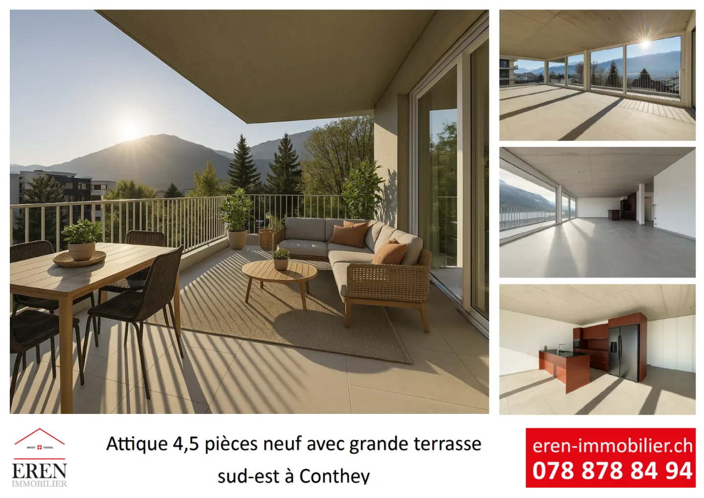 Magnifique Attique avec Terrasse - Photo 1 sur 12