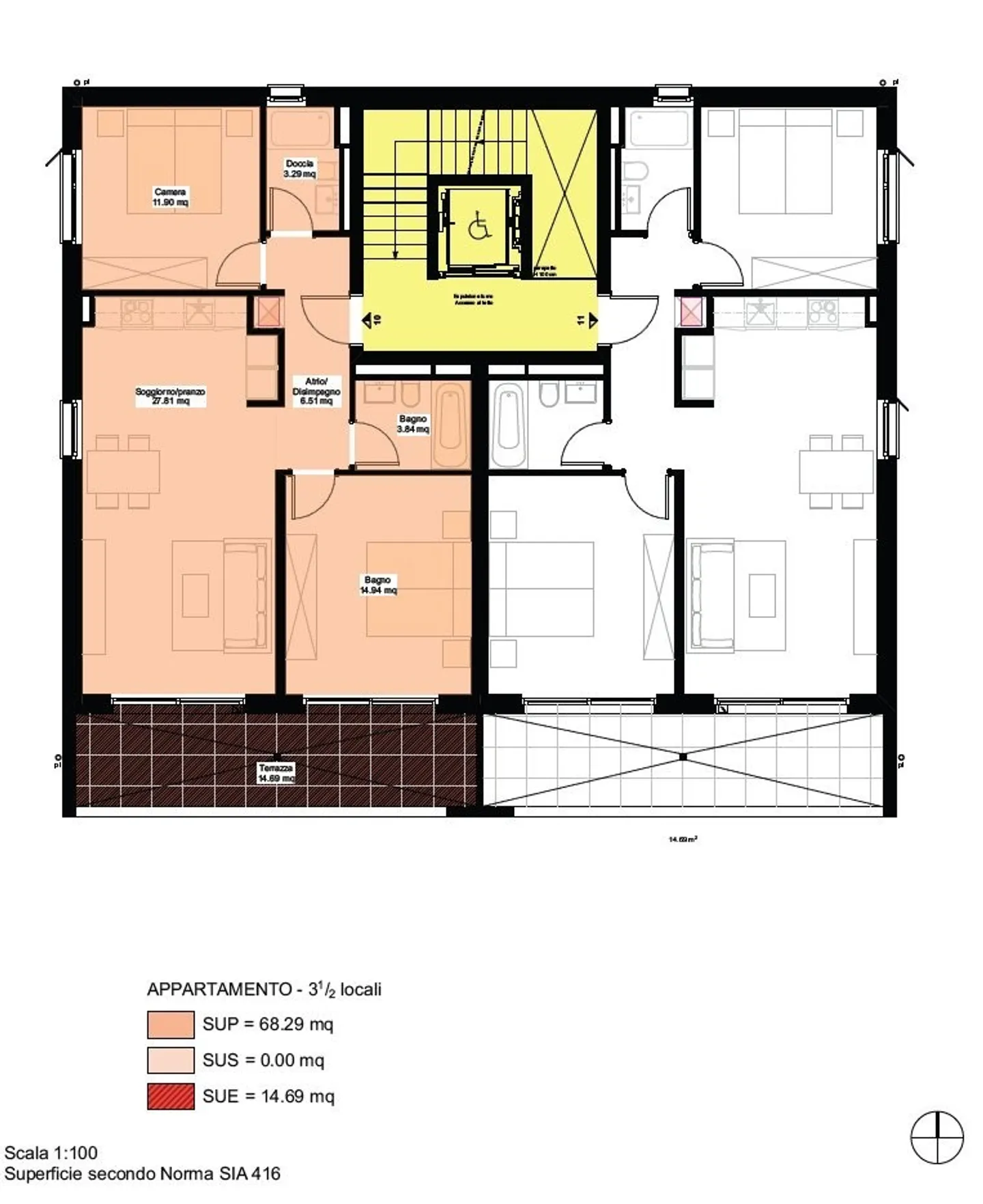 Appartements exclusifs de 3,5 pièces en première position à Cadenazzo - Photo 9 sur 10
