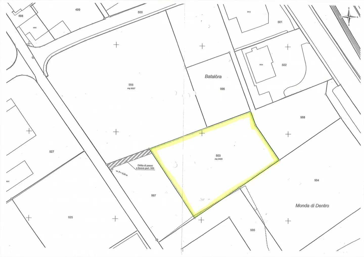 BUILDABLE LAND IN RESIDENTIAL AREA IN ARZO - Photo 5 of 5