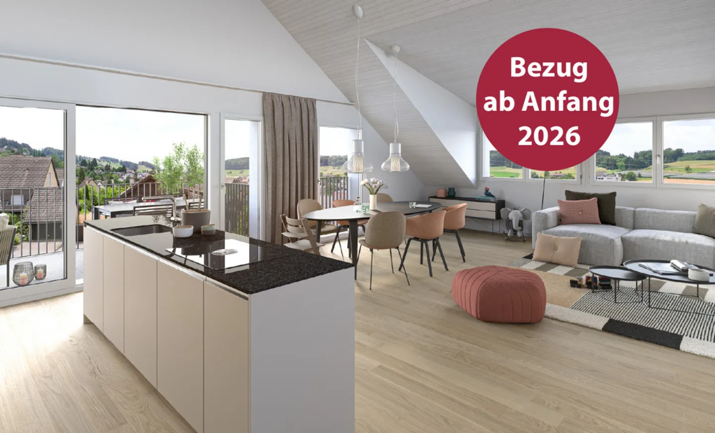 am Eichacher: Geniessen Sie Uetliberg-Blick vom Balkon aus - Foto 1 von 9