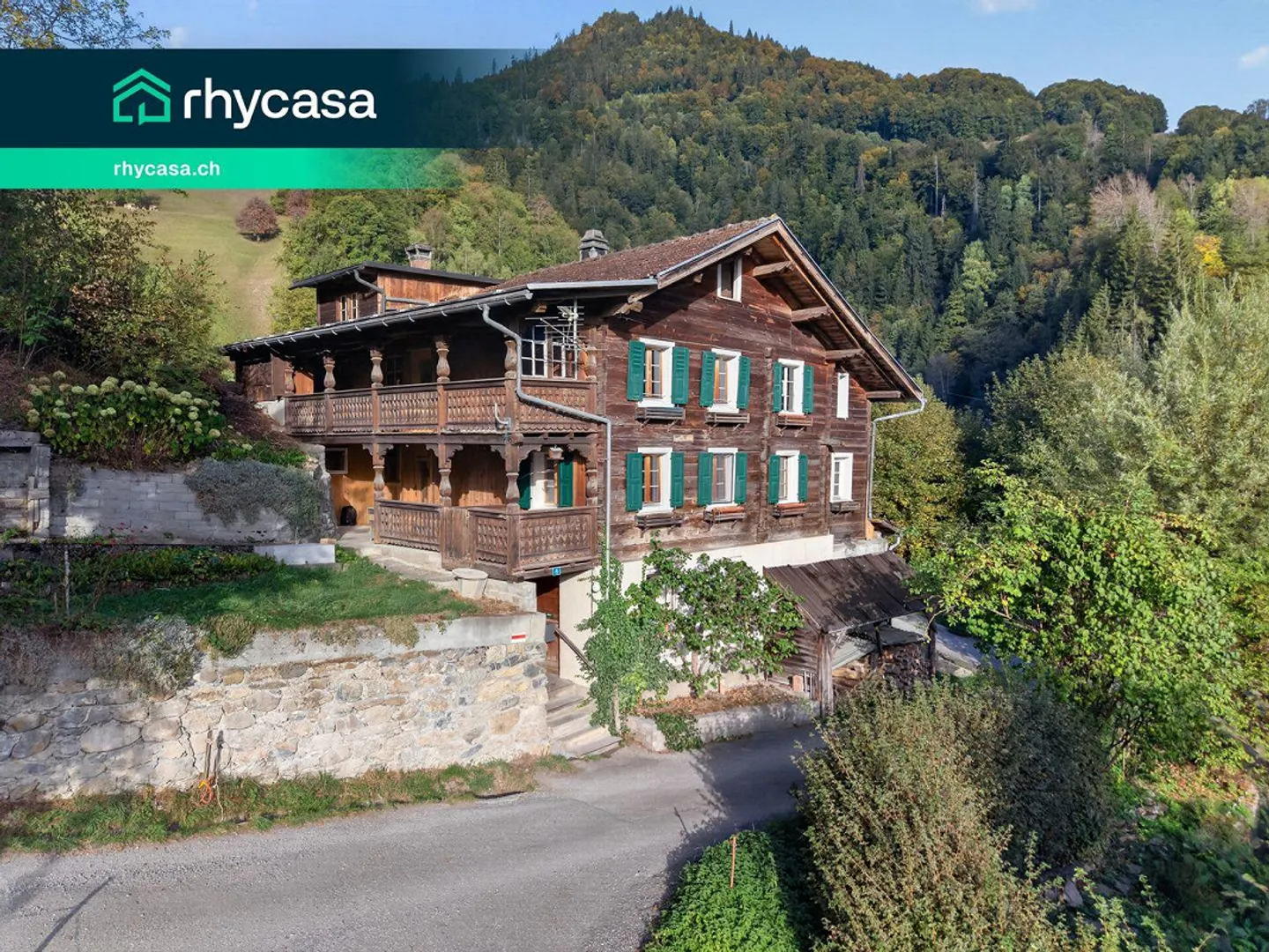 Charming Strickbau Single Family Home with Conservatory in Prättigau - Photo 1 of 13