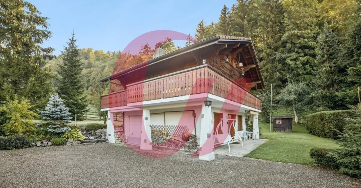 Charmey - typisches Chalet mit 5,5 Zimmern in privilegierter Lage - Foto 1 von 10