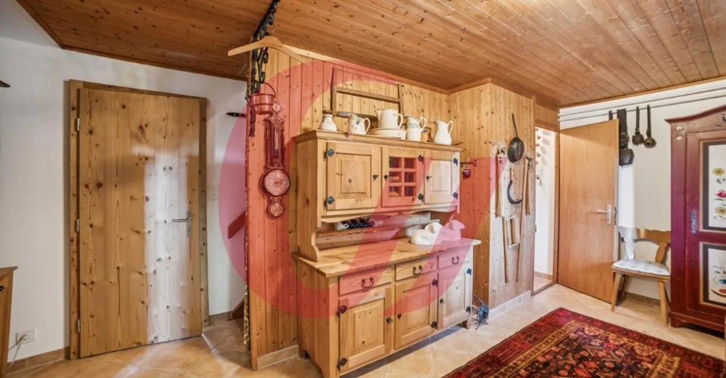 Charmey - typisches Chalet mit 5,5 Zimmern in privilegierter Lage - Foto 5 von 10