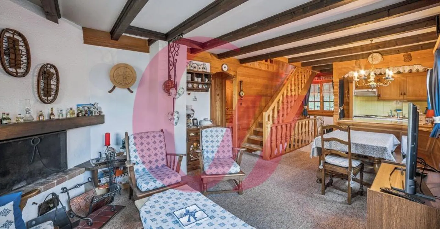Charmey - typisches Chalet mit 5,5 Zimmern in privilegierter Lage - Foto 6 von 10