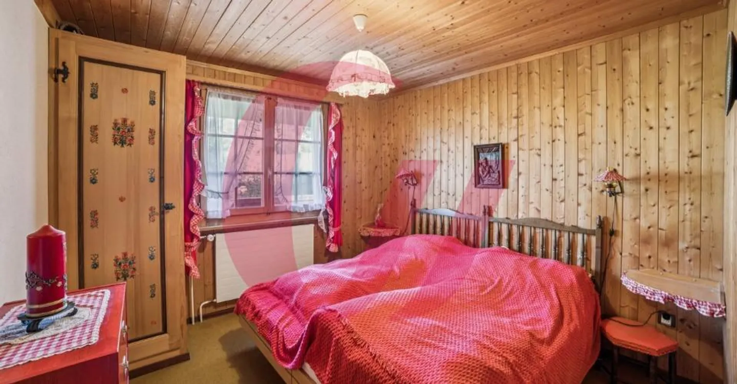 Charmey - typisches Chalet mit 5,5 Zimmern in privilegierter Lage - Foto 8 von 10