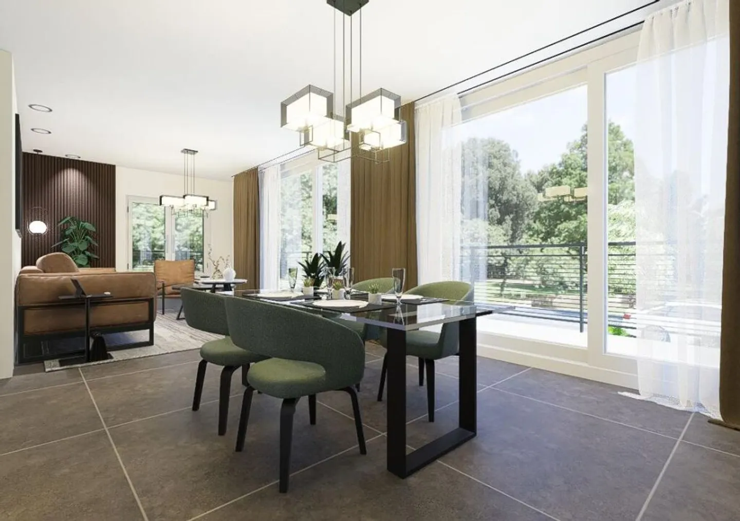 Prächtige 3.5-Zimmer-Wohnung mit Terrasse in Prilly - Foto 2 von 4