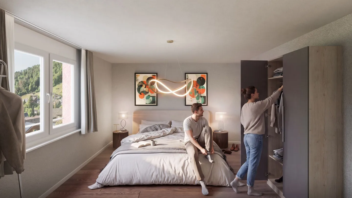 Neubau Attika Wohnung mit Aussicht - Foto 12 von 13
