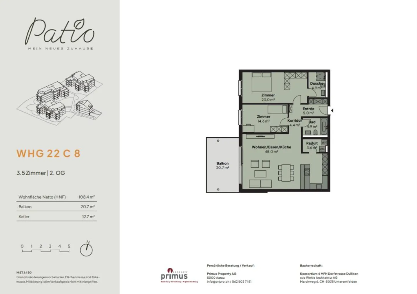 Appartamento moderno di 3,5 locali con terrazza a Dulliken - Foto 11 di 11