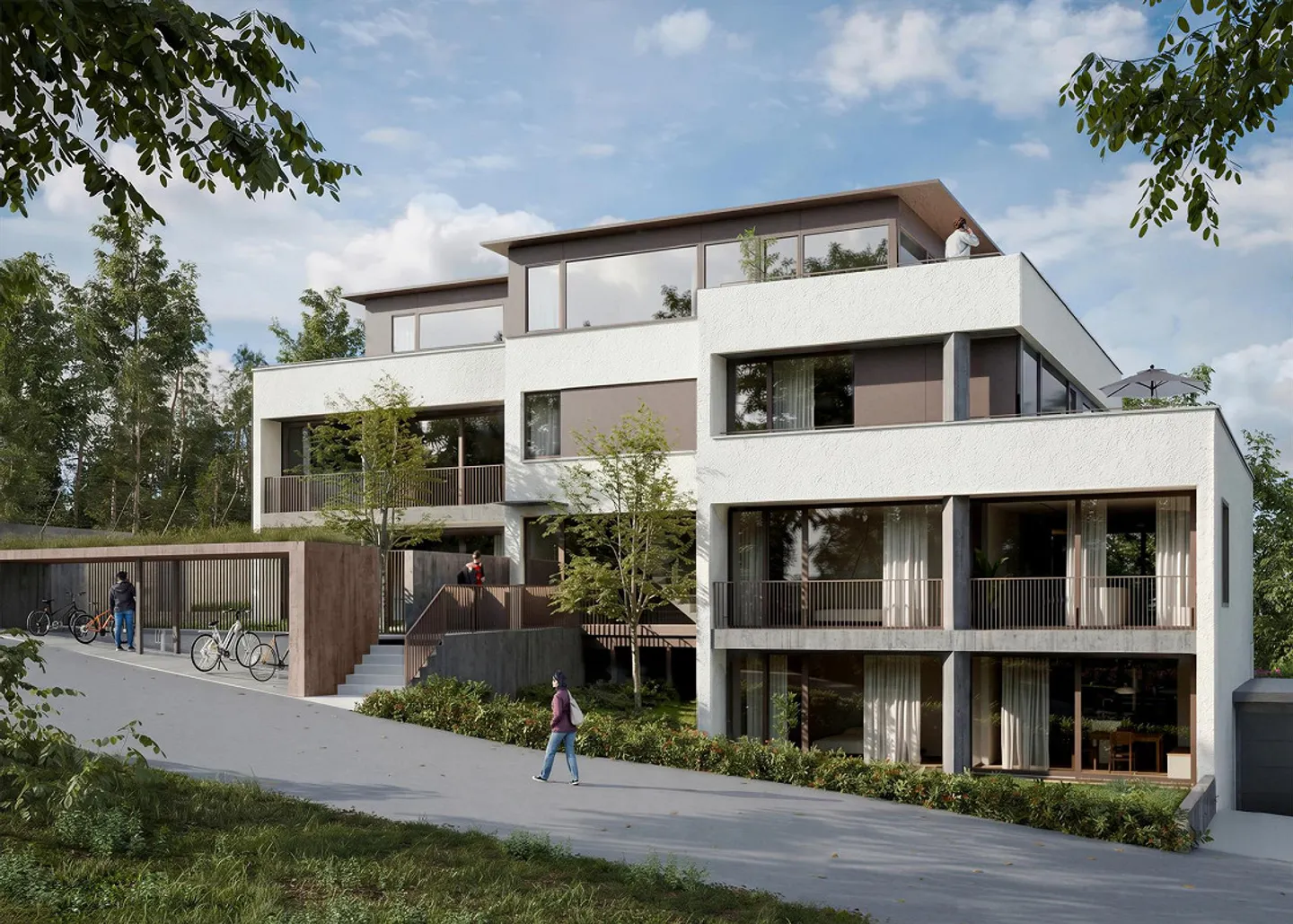 Geräumige Wohnung mit grosser Terrasse - Foto 3 von 4