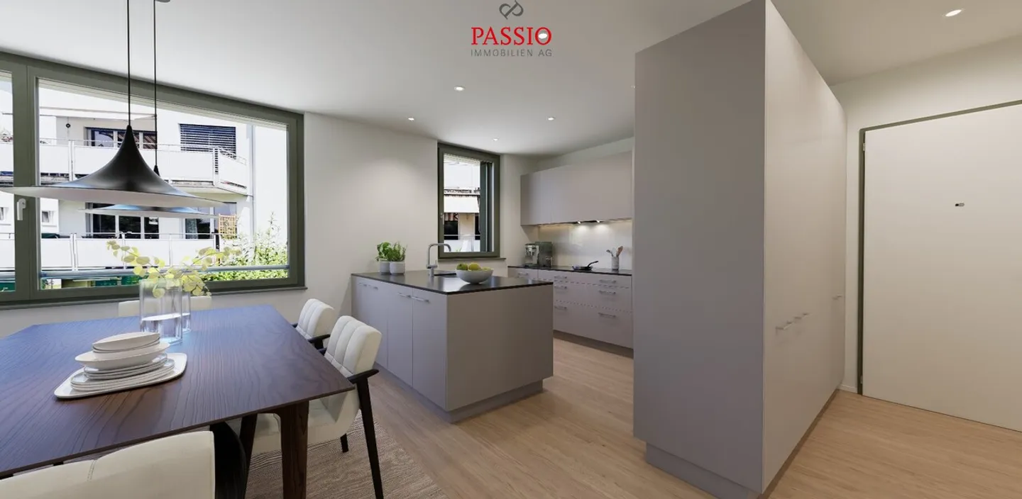 Appartement de jardin spacieux de 5,5 pièces dans un emplacement privilégié - Photo 3 sur 16