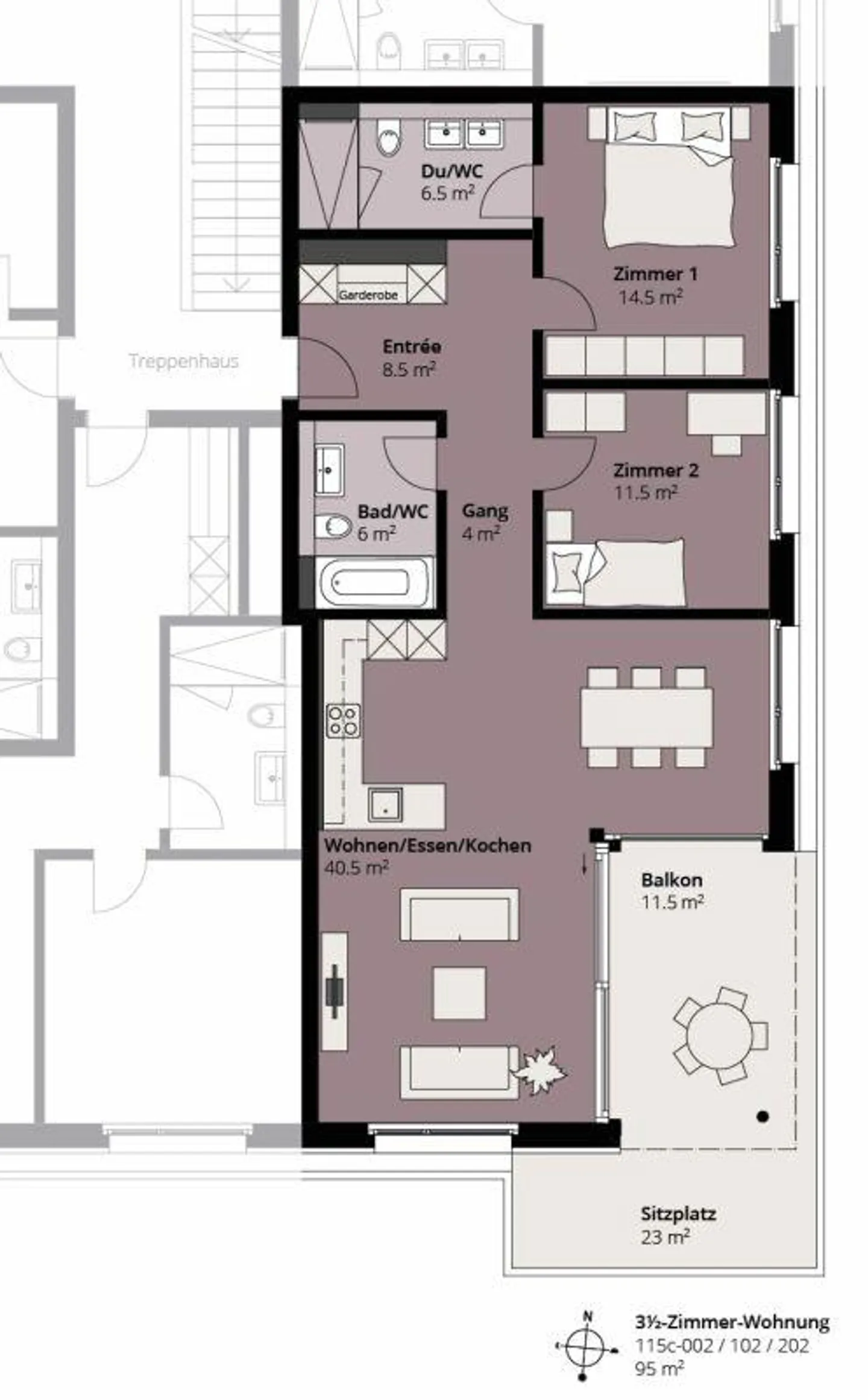 Moderno appartamento di 3,5 locali al lago - Foto 11 di 11