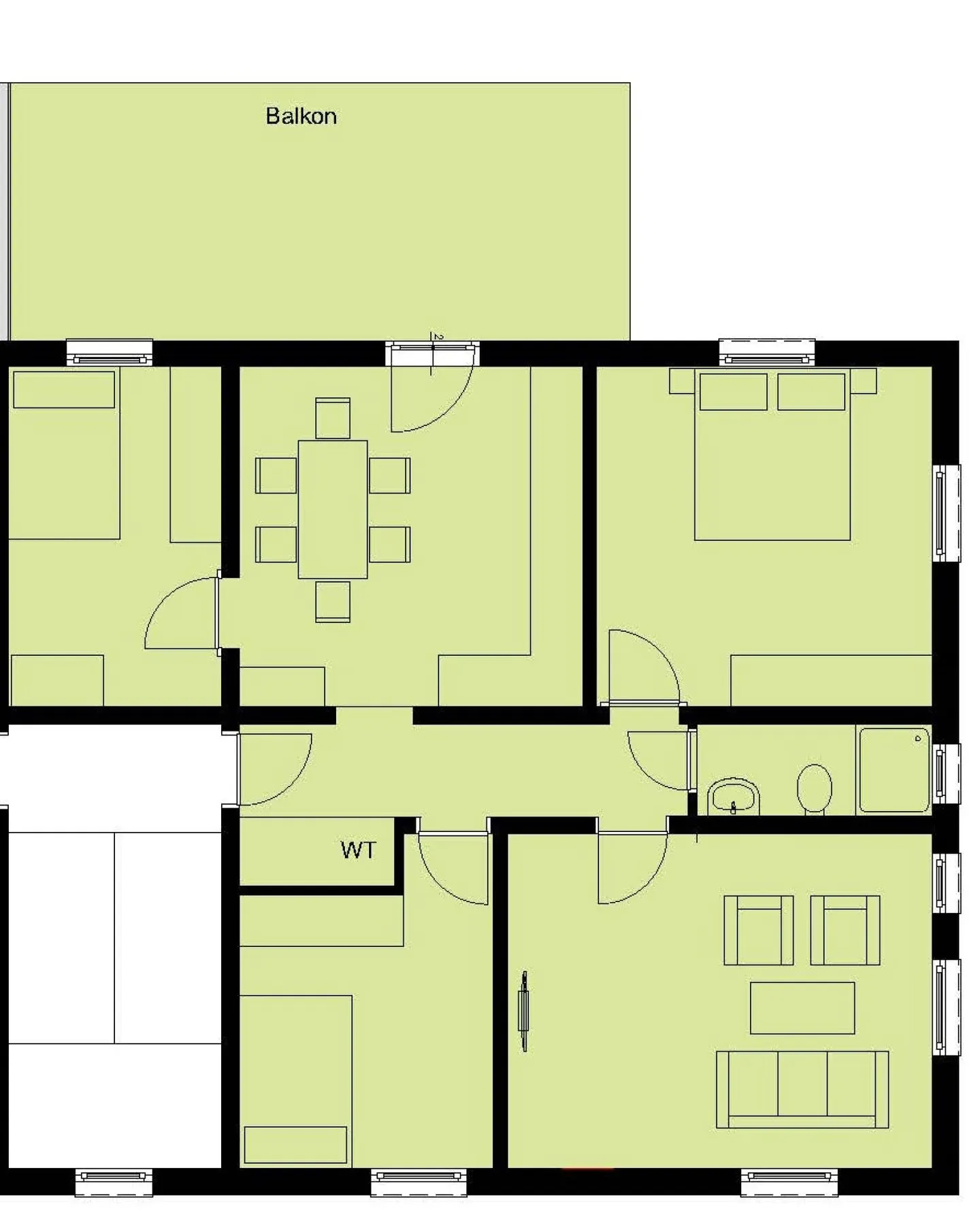 Appartement 4.5 pièces en emplacement central - Photo 10 sur 10