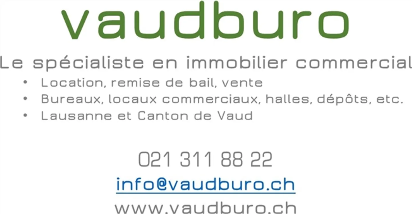 Vaud Bauprojekt Werkstätten und Produktionshallen, 2.000 m2 teilbar, zu vermieten in Bussigny - Foto 3 von 3