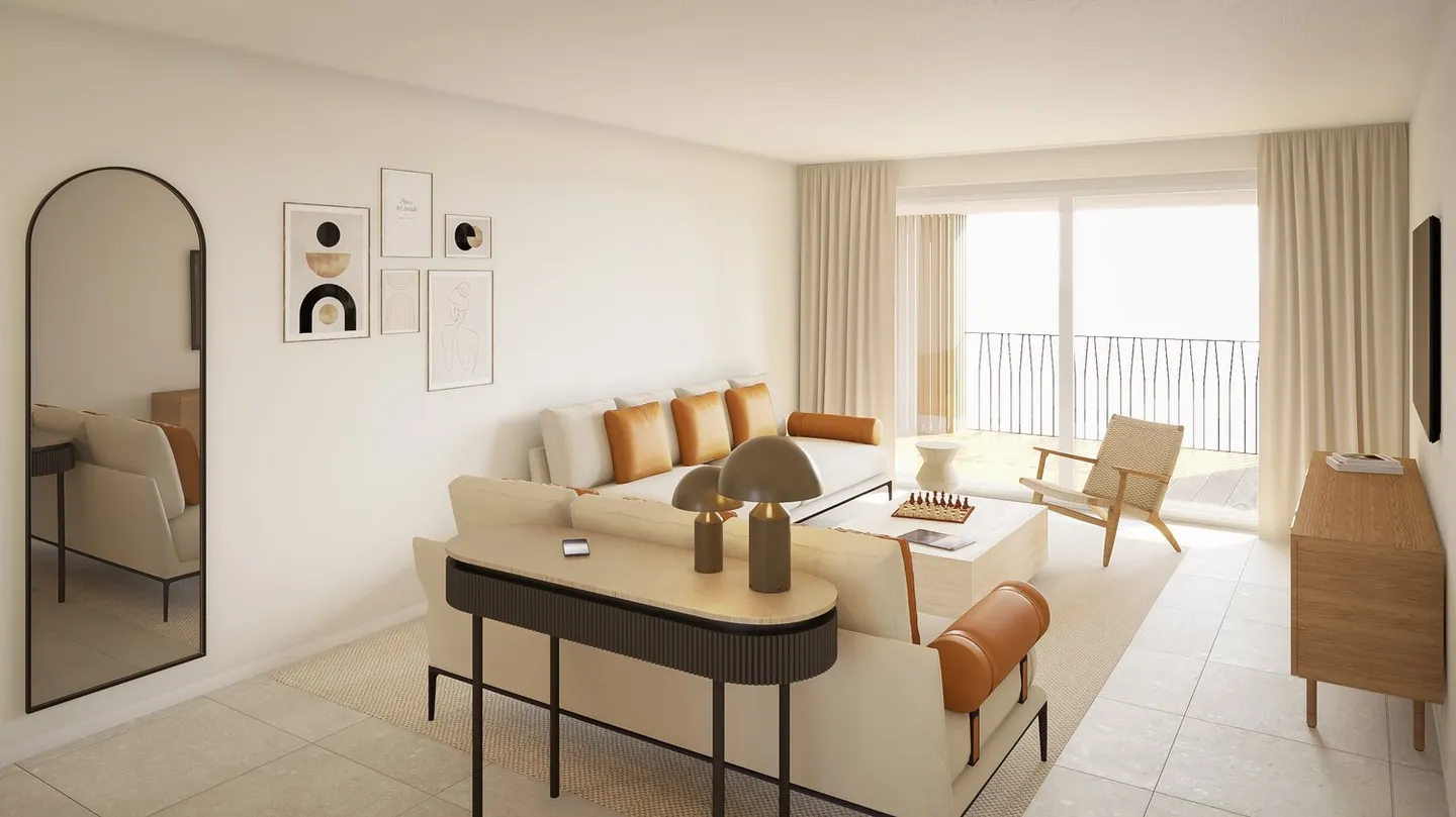 Appartement avec 2,5 pièces au rez-de-chaussée neuf - Photo 7 sur 10