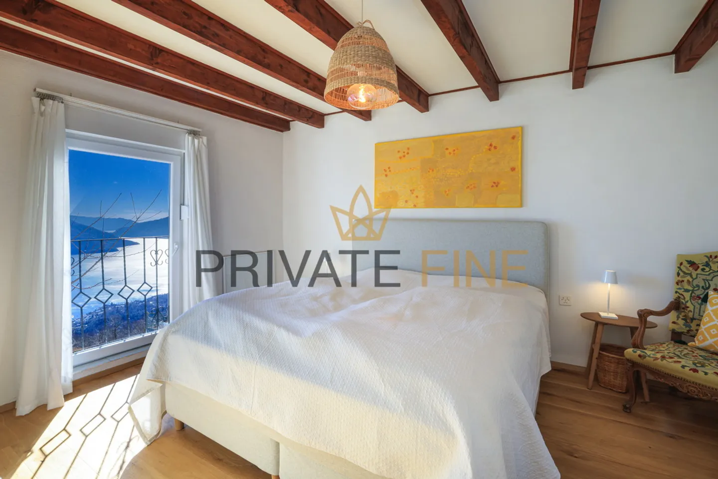 Maison de vacances au-dessus du lac Majeur avec vue panoramique et jardin - Photo 3 sur 4