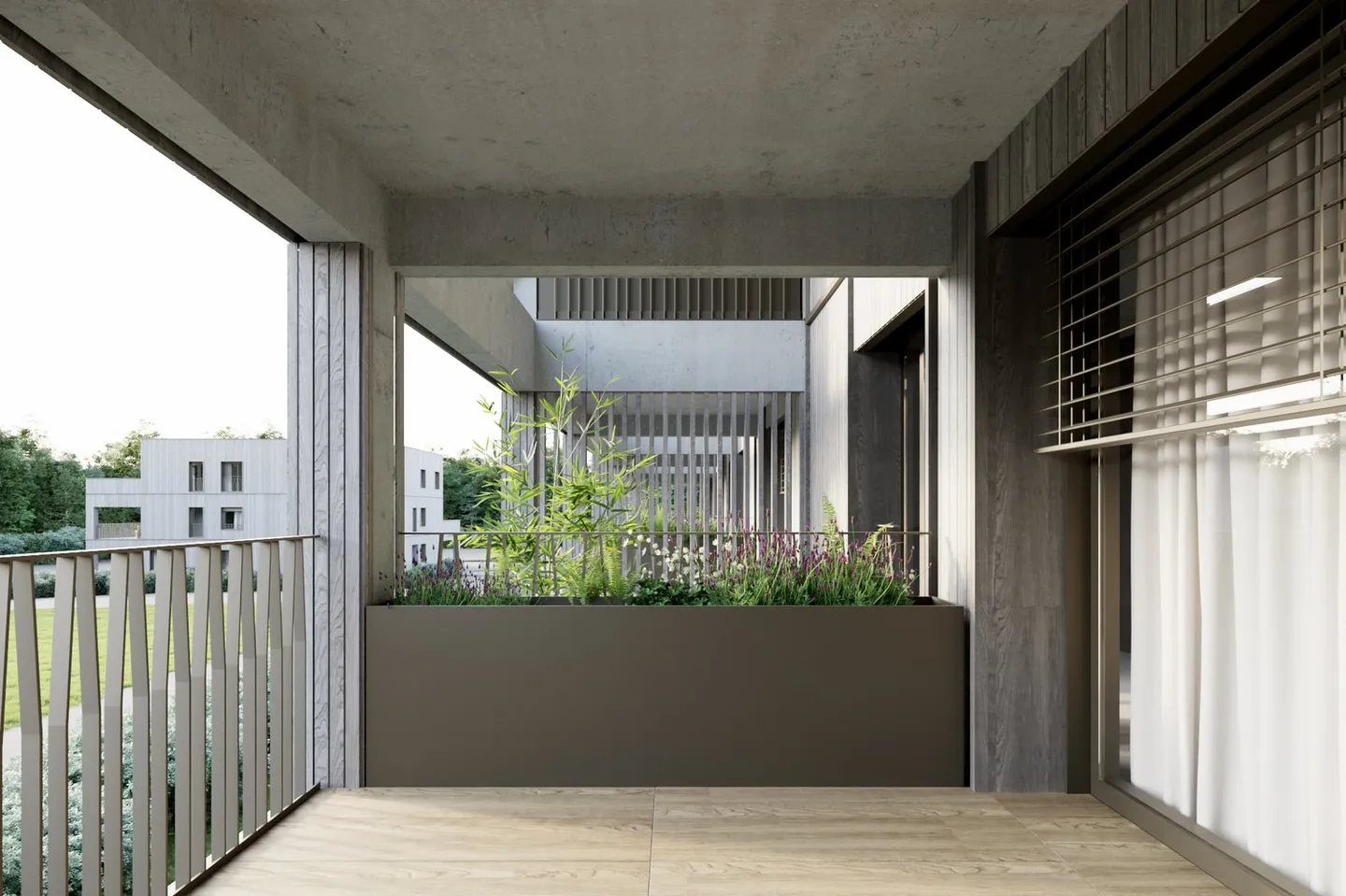 Appartement avec 3,5 pièces au rez-de-chaussée, neuf - Photo 2 sur 11