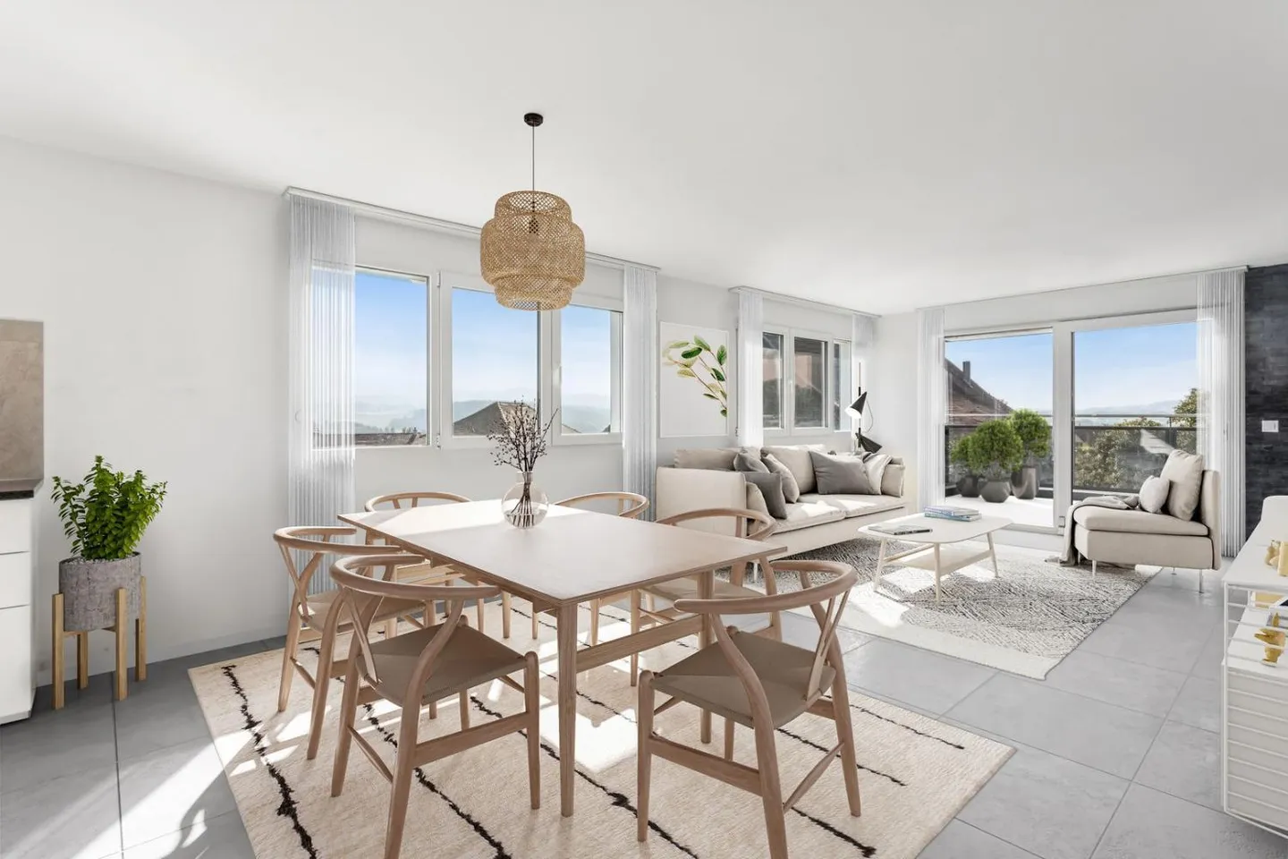 EXCLUSIVITY! Beautiful 4.5-room apartment in the heart of the village - Photo 1 of 10