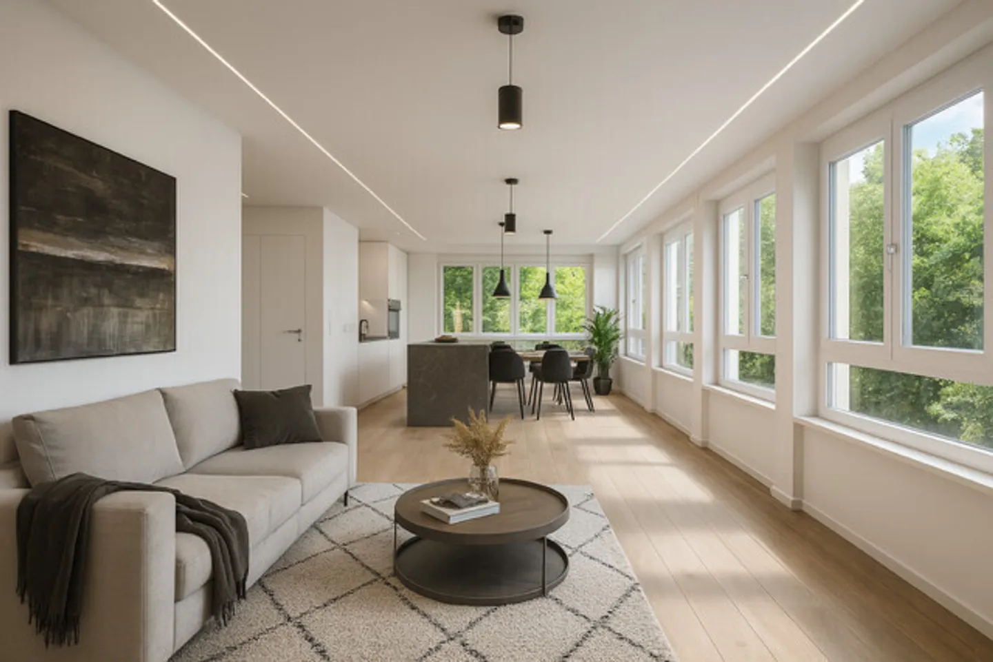 Zona tranquilla e verde nelle alture di La Chaux-de-Fonds - Foto 2 di 6