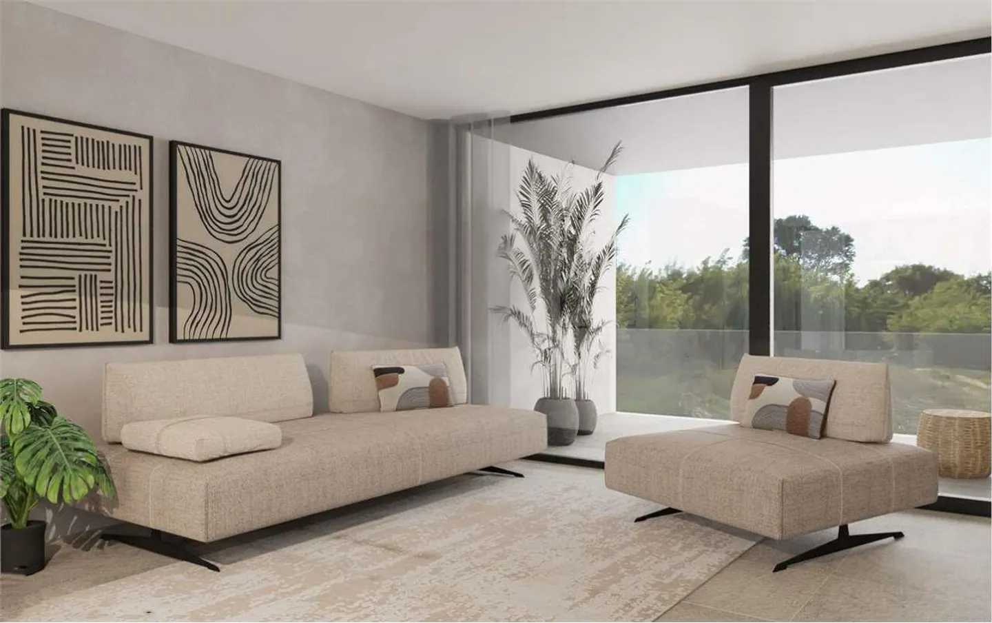 Bellinzona - Refined 3.5 rooms on the ground floor with large garden - Photo 7 of 13