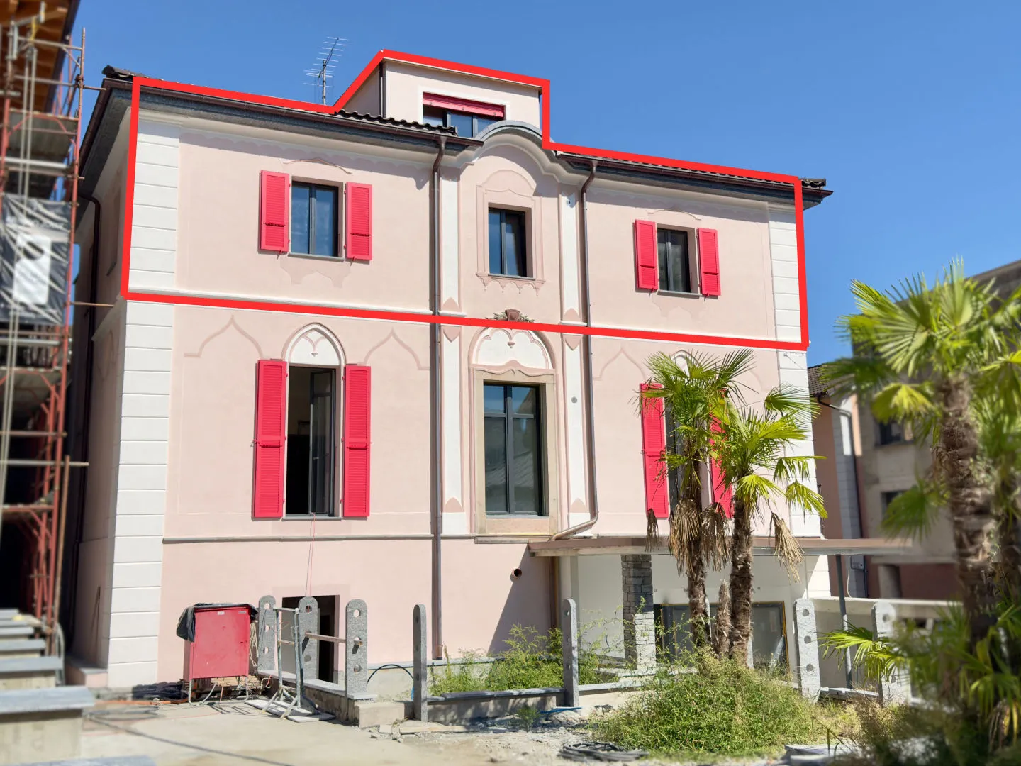 Res. Camelia: apartment under renovation of 3½ rooms on the second and third floor - Photo 1 of 8