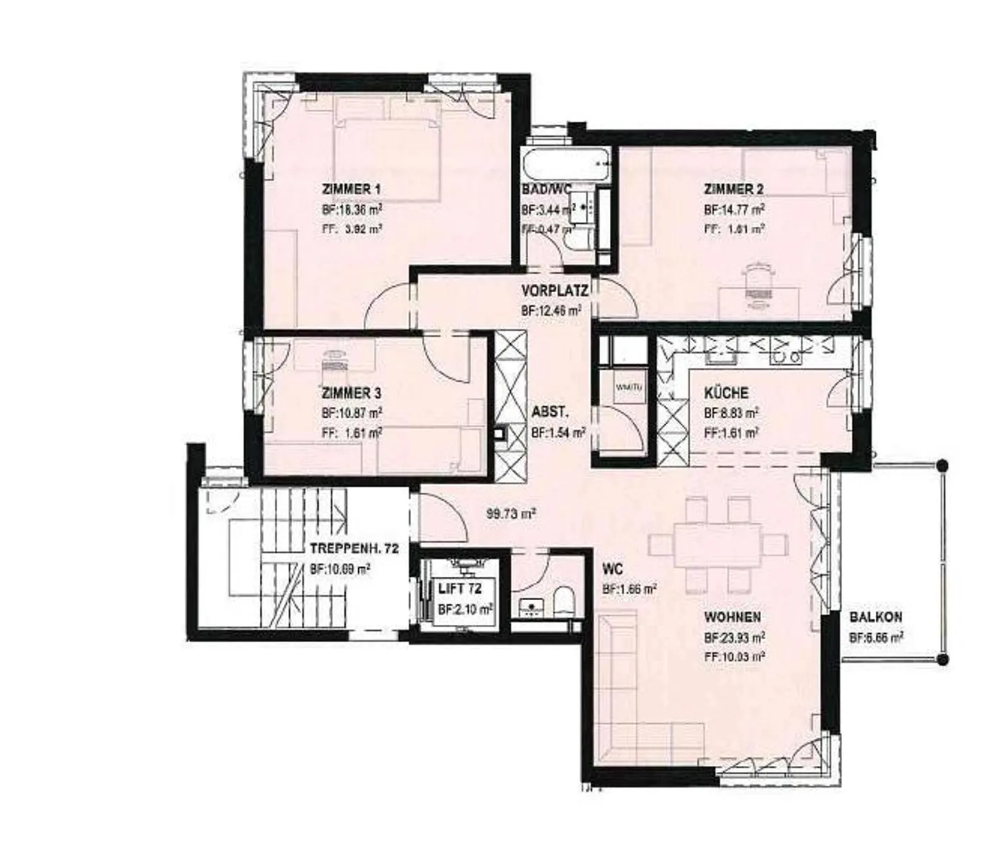 Prima locazione dopo ristrutturazione completa - ancora 2 appartamenti di 4½ stanze disponibili - Foto 11 di 11