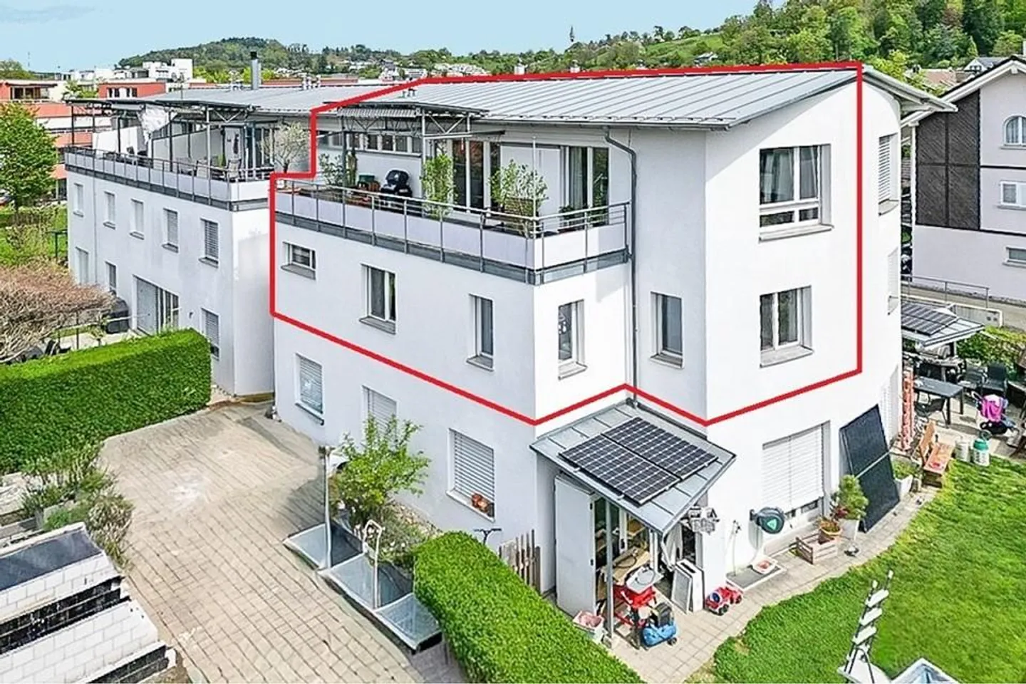 Appartement en duplex de 4,5 pièces élégant dans un emplacement calme et central... - Photo 1 sur 13