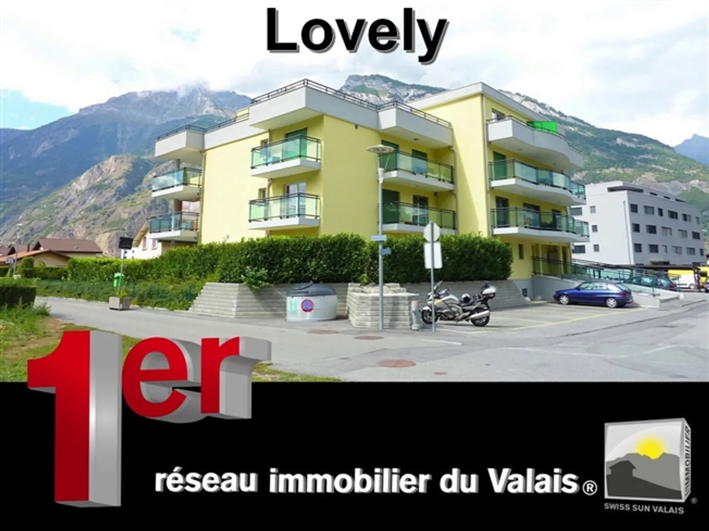 «SAXON/ Je suis "LOVELY" appartement terrasse 2.5 stes de 79 m2 é louer, Schweiz» - Photo 1 sur 19