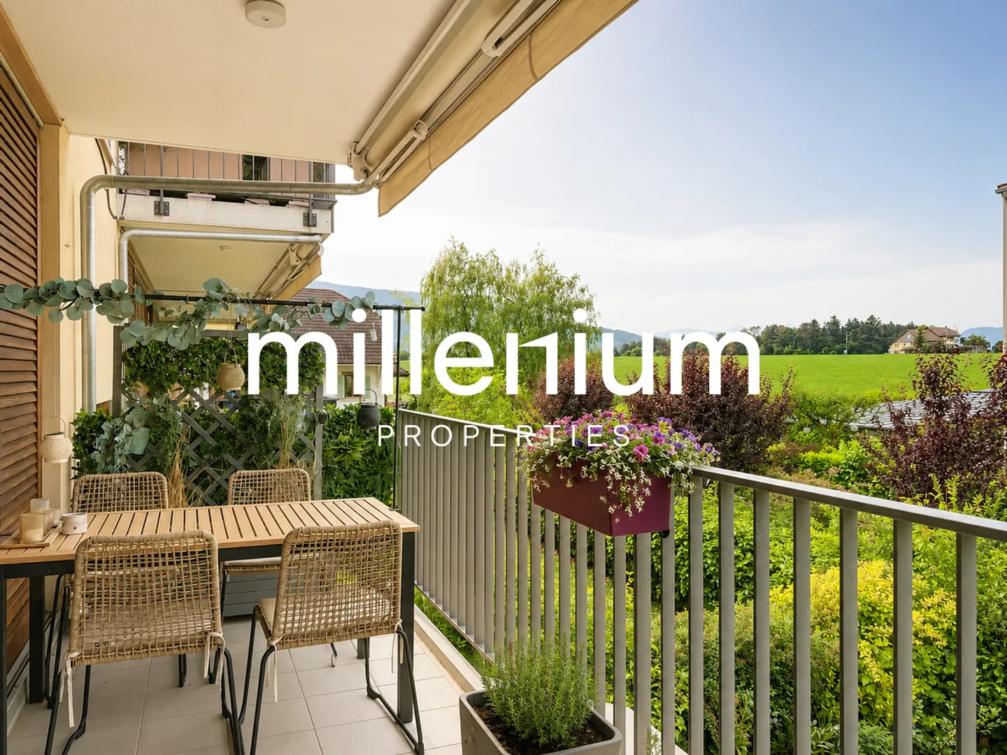 Magnifique appartement meublé de 4 pièces avec terrasse - Photo 1 sur 11