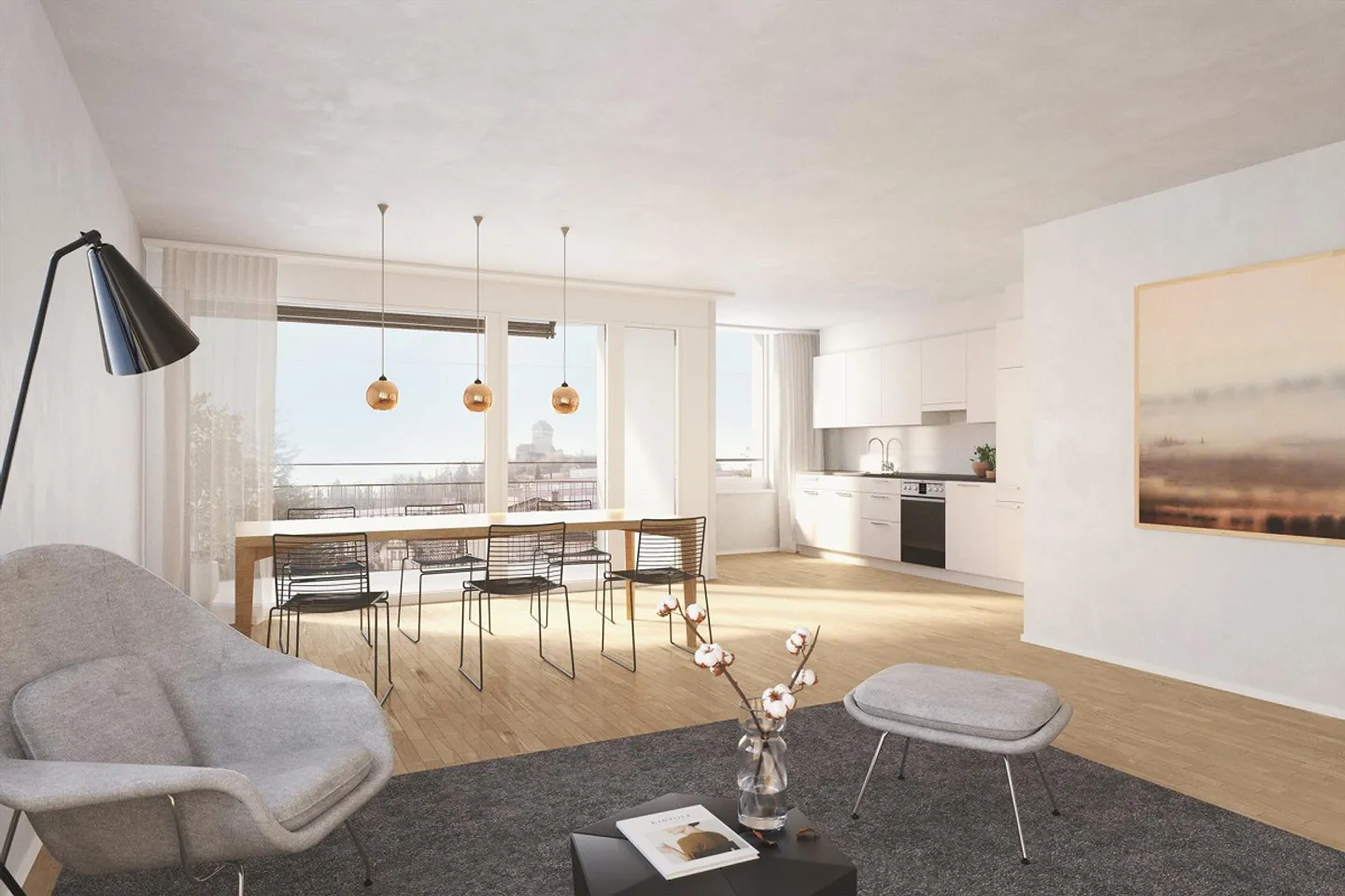 Modernes Apartment in Wattwil - Foto 3 von 4