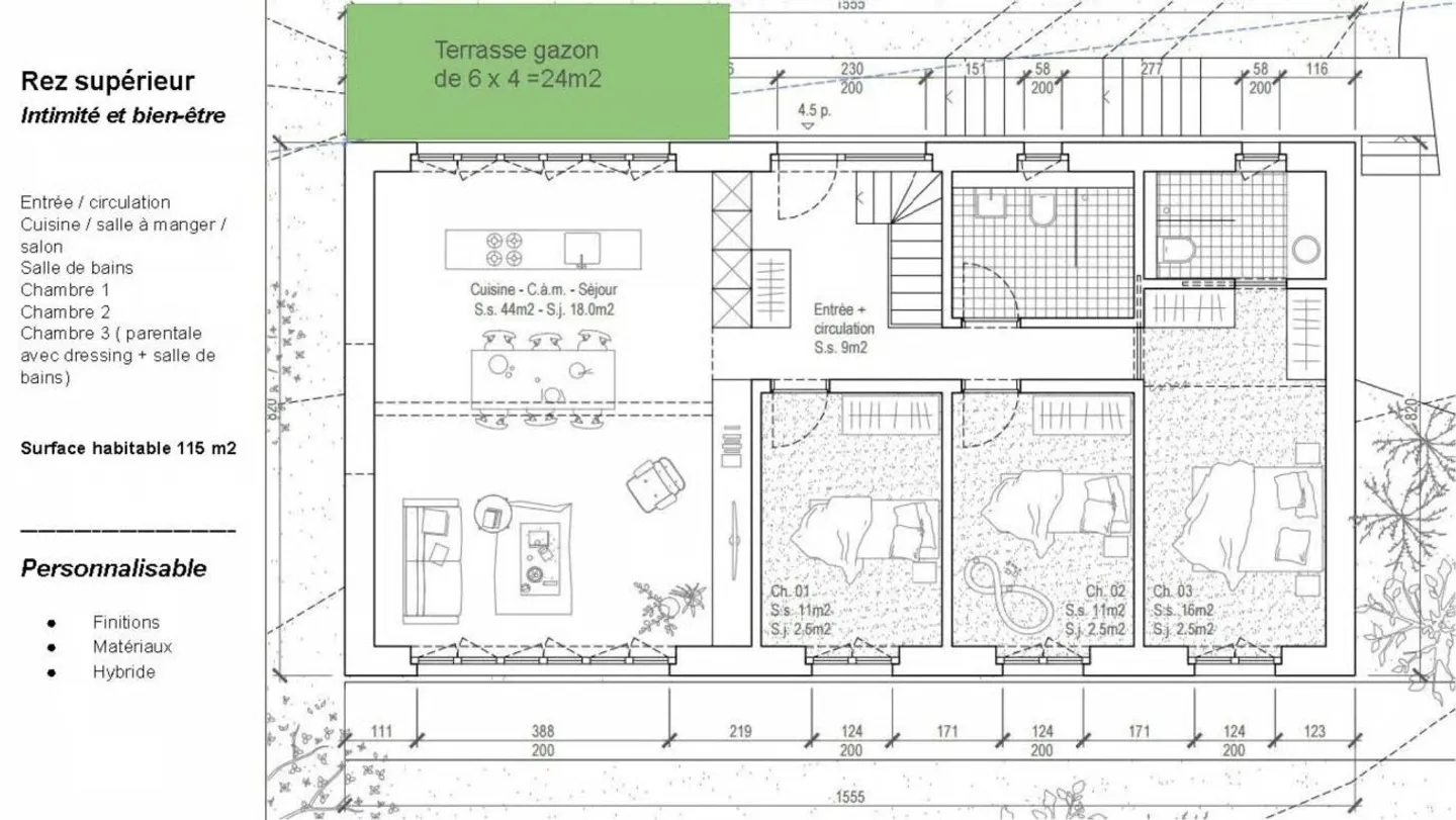 Villa indépendante énergétiquement et modulable selon besoin - Photo 5 of 6