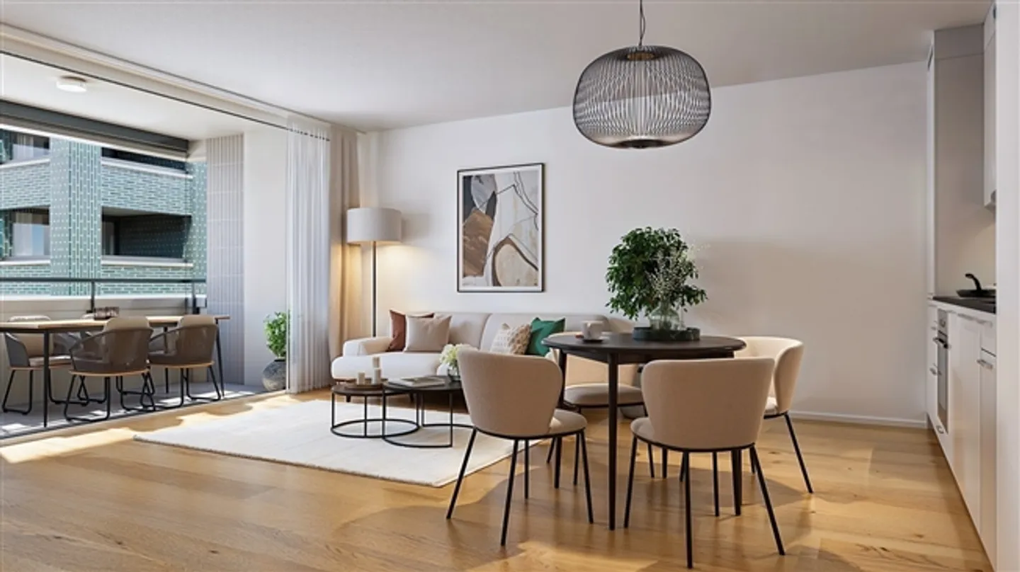 «Topmoderne 1.5-Zimmerwohnung zu vermieten» - Foto 1 von 5