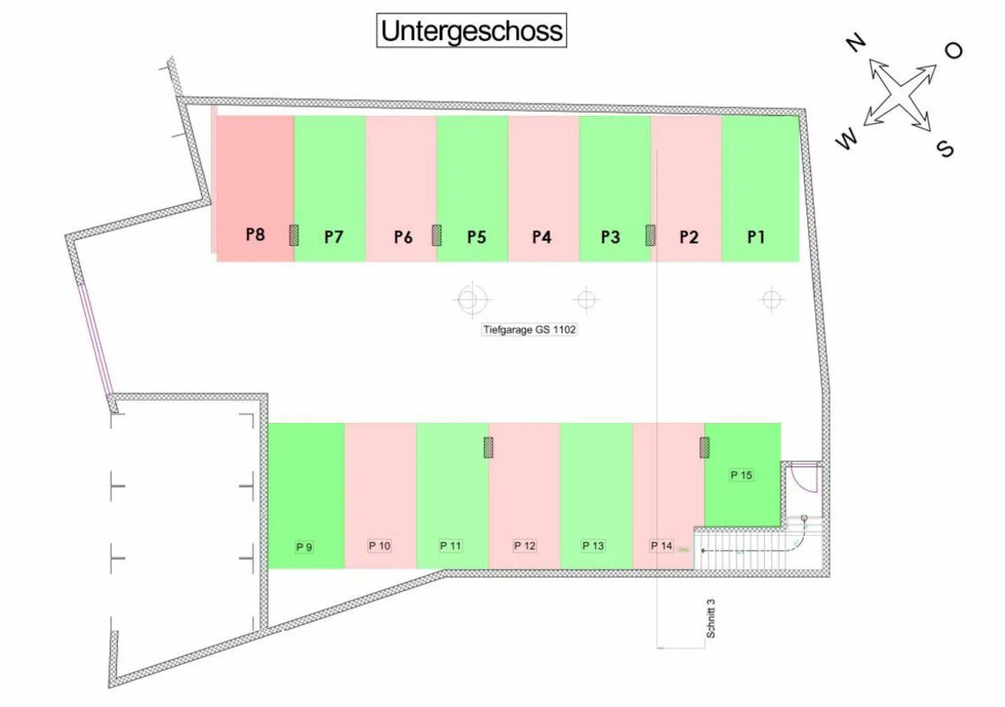 Place de parking souterrain à Mels n° 9 - Photo 2 sur 2
